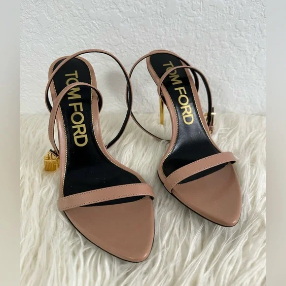 Tom Ford 105mm Lock & Key Stiletto Sandals (new) - Picture 2 of 6